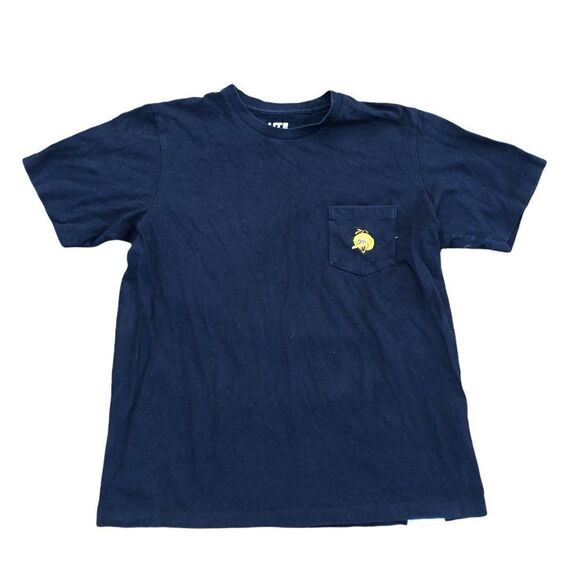 Kaws X Uniqlo Sesame Street T Shirt Medium Navy Blue - Picture 1 of 4